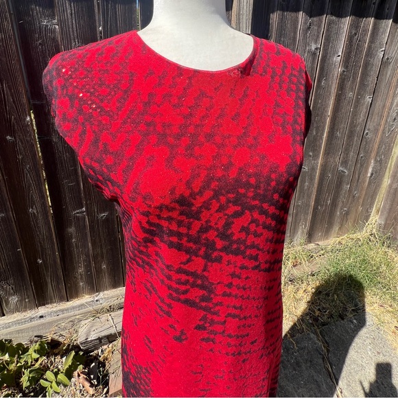 1998 VIVIENNE TAM SNAKESKIN PRINT DRESS L - Picture 5 of 6